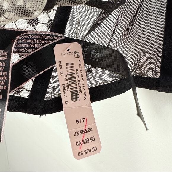 NWT Victorias Secret Lingerie Starburst Longline Unlined Triangle Bralette Small - Picture 6 of 9